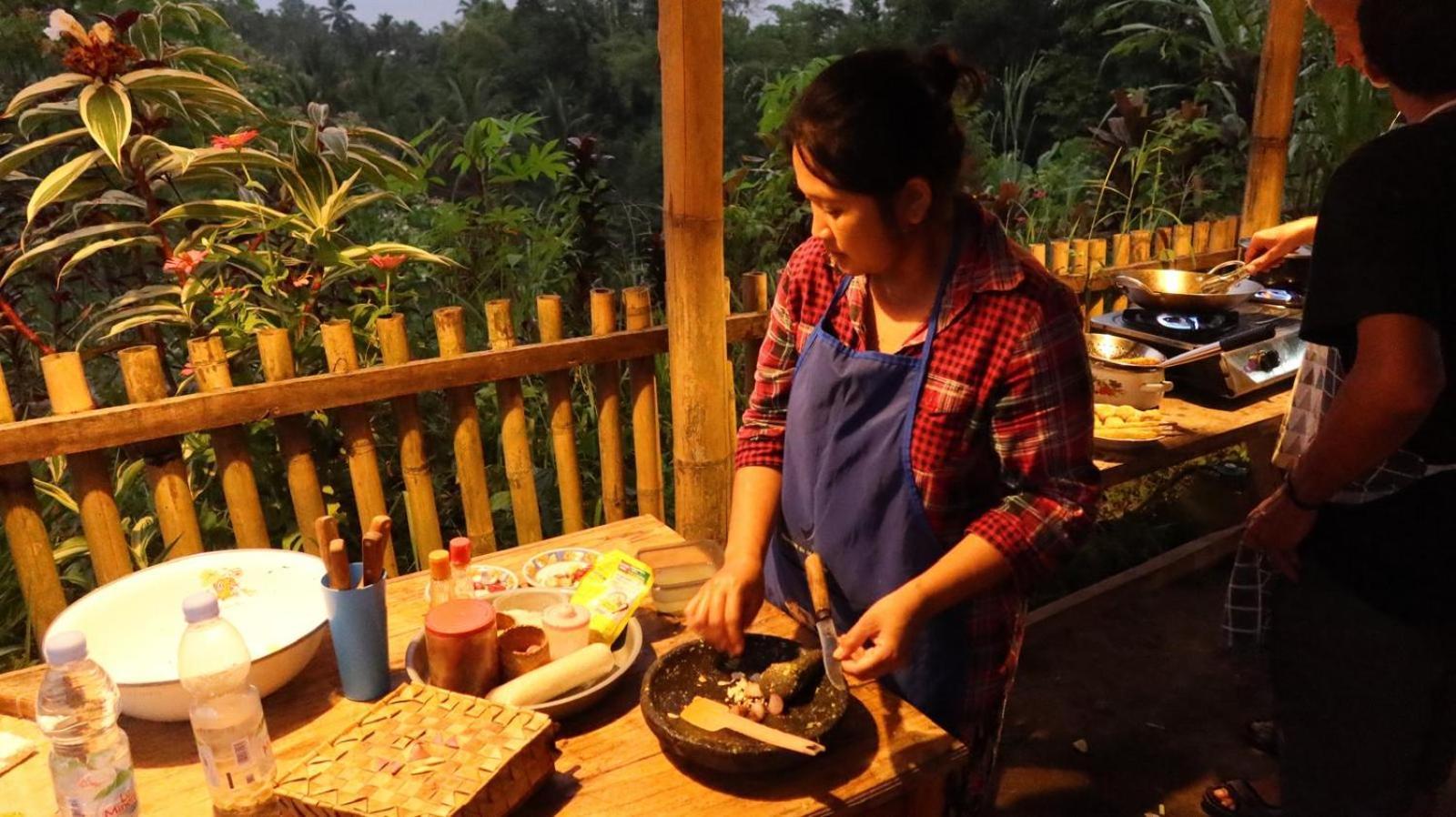 Girang Rinjani Bungalows Tetebatu Esterno foto